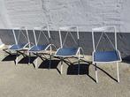 Cattelan Italia - Bella - Klapstoel (4) - Leder, Metaal, Antiek en Kunst, Antiek | Meubels | Stoelen en Banken