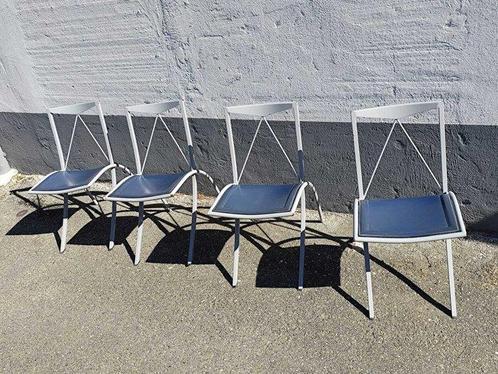 Cattelan Italia - Bella - Klapstoel (4) - Leder, Metaal, Antiek en Kunst, Antiek | Meubels | Stoelen en Banken