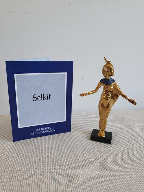 Themacollectie - Set van 2 Egyptische beeldjes – Selkit &, Antiek en Kunst, Curiosa en Brocante