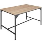 Eettafel Belfast industrieel 120x75x75cm - Industrieel licht, Huis en Inrichting, Tafels | Eettafels, Verzenden, Nieuw
