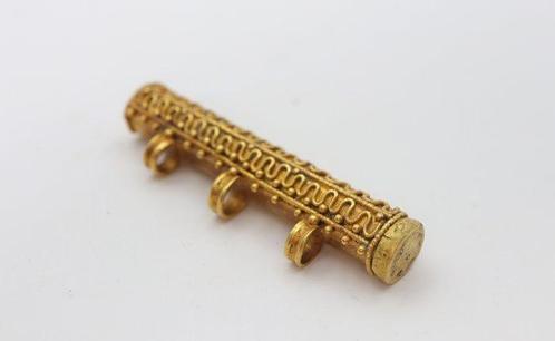 Oud-Romeins Goud Amulet, Sieraden, Tassen en Uiterlijk, Antieke sieraden