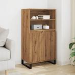 vidaXL buffetkast 60x36x110 cm bewerkt hout artisanaal, Huis en Inrichting, Verzenden, Nieuw, Overige houtsoorten