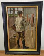 Europese school (XIX) - Der Maler