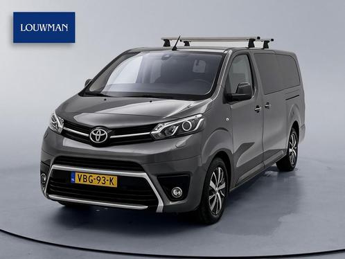 Toyota ProAce Worker 1.6 D-4D Verso Dynamic DC Long Panorama, Auto's, Bestelauto's, Lease, Grijs, Handgeschakeld, Overige kleuren