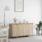 vidaXL Dressoir Sonoma eiken 135 x 41 x 69 cm Bewerkt hout, Verzenden, Nieuw, Overige houtsoorten, Minder dan 50 cm