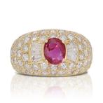 IGI Certificate - 1.96 total carat of ruby and diamonds -