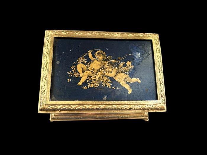 Doos - Verguld brons - Décor putti, Antiek en Kunst, Antiek | Overige Antiek