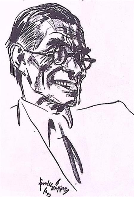 Panaït Istrati op spotprent (lijst optie, Lithos), Antiek en Kunst, Kunst | Litho's en Zeefdrukken, Verzenden