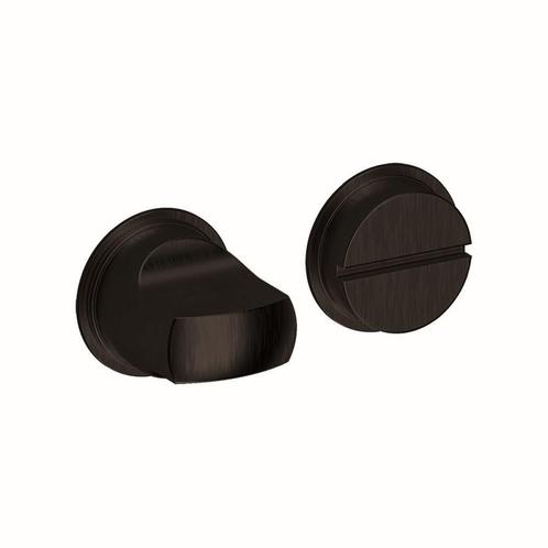 WC-garnituur Shuffle minimal 2mm rond - zwart, Doe-het-zelf en Verbouw, Hang- en Sluitwerk, Nieuw, Verzenden