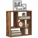 vidaXL Wandschap 45x16x45 cm bewerkt hout oud houtkleurig, Huis en Inrichting, Woonaccessoires | Wandplanken en Boekenplanken