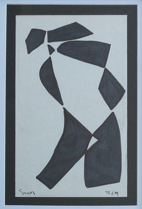 Siep Van Den Berg (1913-1998) - Figure, Antiek en Kunst, Kunst | Schilderijen | Modern