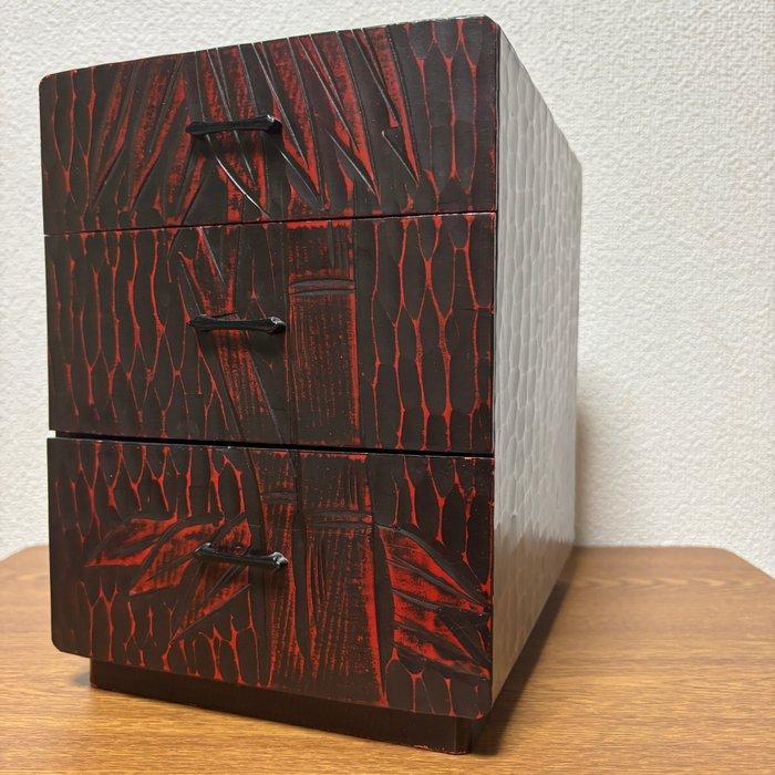 Traditional Japanese Kamakura-bori - Ladekast - Hout - Met, Antiek en Kunst, Curiosa en Brocante