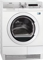 Aeg T77685dih Warmtepompdroger 8kg, Ophalen of Verzenden, Zo goed als nieuw, Voorlader, 85 tot 90 cm