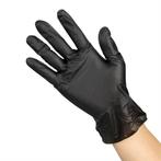 vinyl zwart poedervrije handschoen | M | ( pak 100 ), Verzenden, Nieuw in verpakking