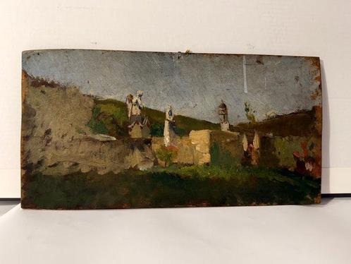 Uberto DellOrto (1848–1895) - Paesaggio (2), Antiek en Kunst, Kunst | Schilderijen | Klassiek