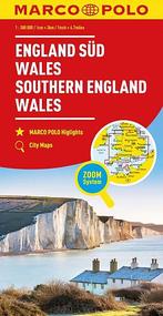 Wegenkaart - Landkaart Zuid Engeland, Wales | Marco Polo, Boeken, Atlassen en Landkaarten, Nieuw, Verzenden