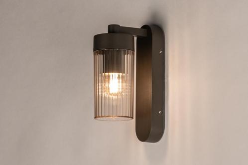 Rietveld Wandlampen - Bruin - Kunststof, Metaal, Aluminium, Huis en Inrichting, Lampen | Wandlampen, Verzenden