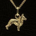 Gouden Tervuerense herder hond hanger - klein, Verzenden, Nieuw