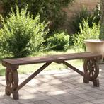 vidaXL Tuinbank 115 cm massief vurenhout, Verzenden, Nieuw, Hout