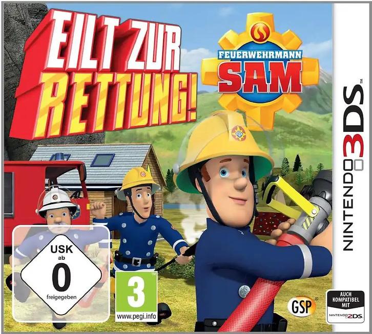 Brandweerman Sam-Duits (3DS) Gebruikt, Spelcomputers en Games, Games | Nintendo 2DS en 3DS, Zo goed als nieuw, Ophalen of Verzenden