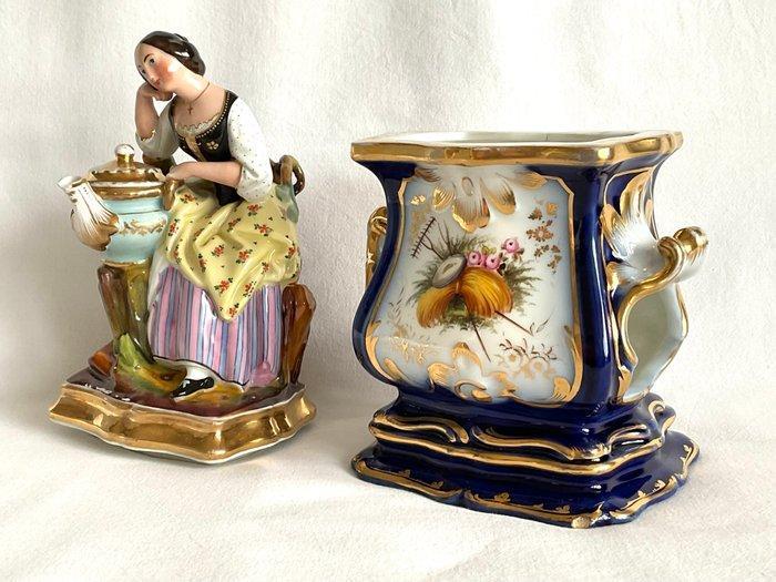 Jacob Petit - Theepot - imposant antiek theestel ,, Antiek en Kunst, Curiosa en Brocante