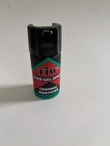 TIW zelfverdedigings farb spray beschikbaar voor biedingen