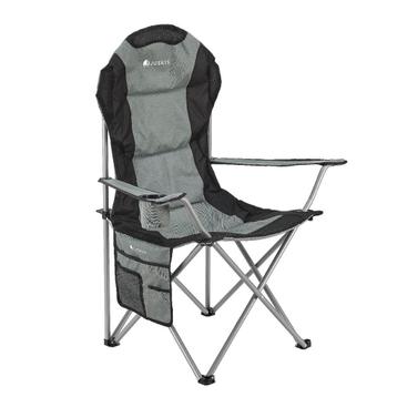 Inklapbare Campingstoel / Vouwstoel Lido - Grijs - Incl. Opb beschikbaar voor biedingen