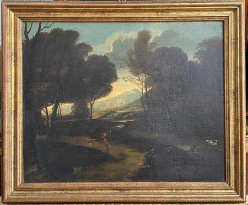 Italiaanse school (XVIII) - Scena di caccia, Antiek en Kunst, Kunst | Schilderijen | Klassiek