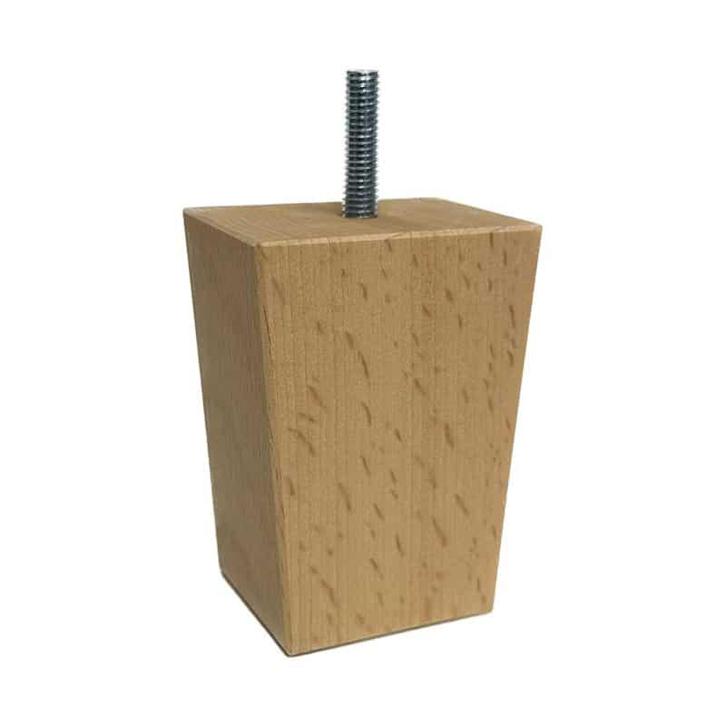 Beuken taps meubelpootje kastpoot bankstelpoot 86x63mm met, Huis en Inrichting, Kasten | Overige, Nieuw, Ophalen of Verzenden