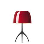 Foscarini Lumiere Tafellamp grande, zwart verchroomd/rood -, Verzenden, Nieuw