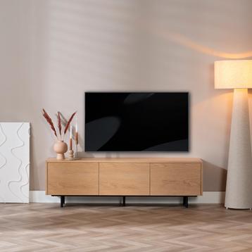 40% Korting: Tv-meubel Thomas blank eiken 150 cm beschikbaar voor biedingen