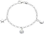 Lilly bedelarmband zon,ster en maan- zilver - jasseron -, Sieraden, Tassen en Uiterlijk, Armbanden, Verzenden, Nieuw