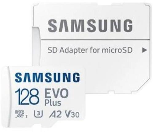 Samsung EVO Plus MicroSDXC Incl. Adapter-128GB 130MB/s, Computers en Software, Harde schijven, Nieuw, Ophalen of Verzenden