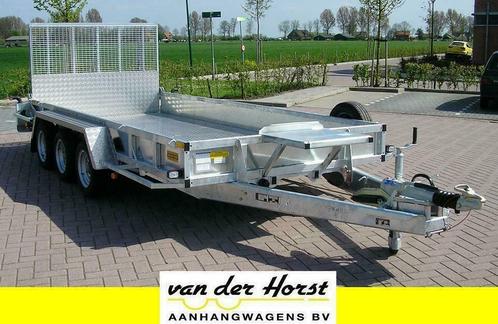 Ifor Williams machinetransporter dieplader 3-ASSER tridem, Auto diversen, Aanhangers en Bagagewagens, Nieuw