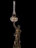 Olielamp - Spelter, marmer, kristal, glas, brons...