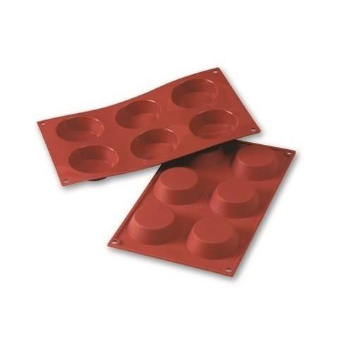 Siliconen Bakvorm Tartelet Ø70h20mm (6), Hobby en Vrije tijd, Taarten en Cupcakes maken, Nieuw, Verzenden