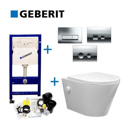 Geberit up100 Toiletset Bidesta | Rimless | Met Bidetkraan |, Doe-het-zelf en Verbouw, Sanitair, Overige typen, Nieuw, Ophalen of Verzenden