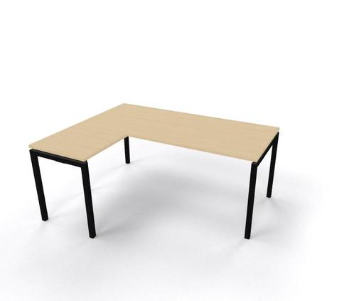 N-poot hoekbureau, 180x160cm, Zakelijke goederen, Kantoor en Winkelinrichting | Kantoormeubilair en Inrichting, Ophalen of Verzenden