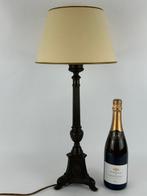 Tafellamp - Een omgebouwde kerkkaarslamp - Brons