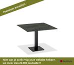 Niehoff Bistro Tafel Staal Vierkant - Grijs, Tuin en Terras, Ophalen of Verzenden, Nieuw, Vierkant, Overige materialen