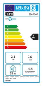 Mobiele airco - Eden ED-7007 Airconditioner met, Verzenden, Zo goed als nieuw