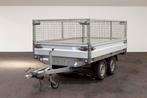 Hapert plateauwagen 2000Kg + loofrekken Plateauwagen, Ophalen of Verzenden, Gebruikt