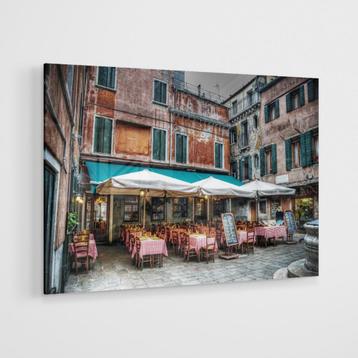 Glasschilderij – Terras in Italië – 120x80cm beschikbaar voor biedingen