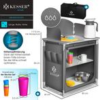 KESSER® Campingkeuken Opvouwbaar - Kampeerkeuken - Grijs, Verzenden, Nieuw