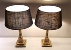 Herda - Tafellamp - Messing - Twee tafellampen