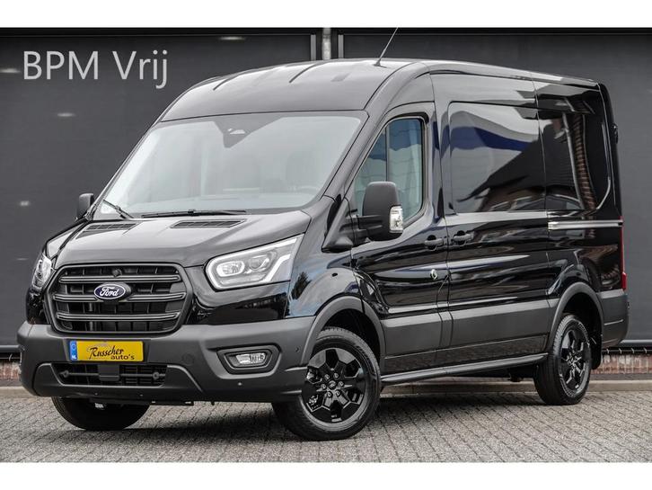 Ford Transit | Zakelijke Lease v.a. €686.98 pm, Auto's, Bestelauto's, Lease, Automaat, Financial lease, Diesel, Zwart, Gebruikt