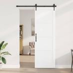 vidaXL Ingangsdeur ORKDALWit 78x232x4 cm Massief Vurenhout, Doe-het-zelf en Verbouw, Deuren en Horren, Verzenden, Nieuw