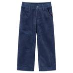 vidaXL Kinderbroek 128 ribfluweel marineblauw, Verzenden, Nieuw