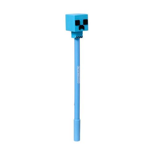 Pen Blauw - Minecraft Allay Lichtblauw Chibi-Top - Uitwisbaa, Diversen, Schrijfwaren, Nieuw, Ophalen of Verzenden