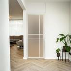 Stalen Binnendeur - Wit - 6 Vlaks - Mat glas - Luxe design, Doe-het-zelf en Verbouw, Deuren en Horren, Minder dan 80 cm, Binnendeur